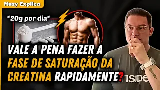 VALE A PENA FAZER A FASE DE SATURAÇÃO DA CREATINA? | Muzy Explica