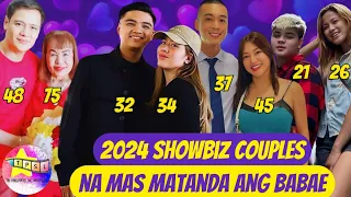 2024 Showbiz Couples na mas Matanda ang Babae