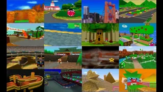 Mario Kart 64 Amped Up 2.92 - All Tracks