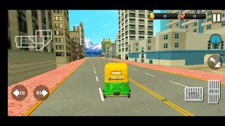 A green Rickshaw and a trip india 2019.3D game