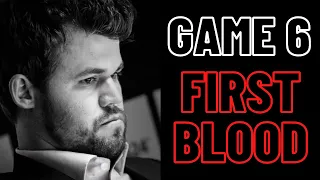 Magnus Carlsen draws first blood! World Chess Championship 2021 Game 6 Recap