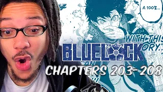 Blue Lock Manga Reading: ISAGI'S QUEST FOR THE FINAL PIECE!!! HIORI'S BACKSTORY?! - Chapters 203-208