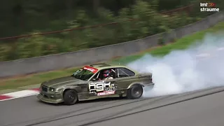 DRIFT KING OF SPEED 204 KM/H - KRISTAPS BLUŠS - ENEOS RIGA SUMMER RACE 2017 - EXTERNAL VIEW