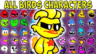 FNF Character Test | Gameplay VS My Playground | ALL Birds Characters