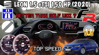 Seat LEON FR 1.5 eTSI 150 HP DSG - POV TOP SPEED DRIVE