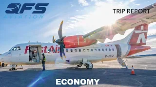 TRIP REPORT | First Air - ATR 42 - Inuvik (YEV) to Yellowknife (YZF) | Economy