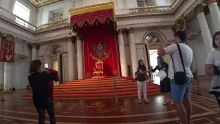 Walking through the halls of the Winter Palace