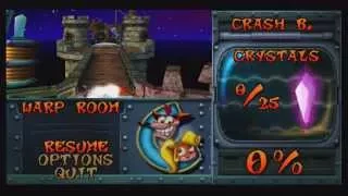 Crash Bandicoot 3: Warped - 105% & All Platinum Relics - Part 1: Warp Room 1