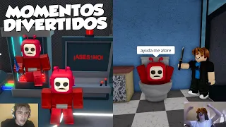 MURDER MYSTERY 2 MOMENTOS DIVERTIDOS VESTIDOS DE BEBE ALIENS "SLENDYTUBBIES" (ROBLOX)