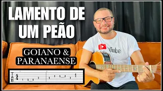 SOLO - Lamento de Um Peão-Goiano & Paranaense no Violão ( Hamilton Oliveira )