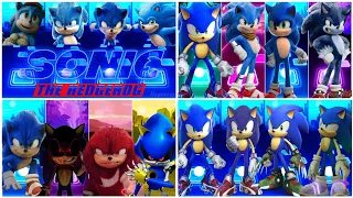 Megamix All Characters - Sonic | Sonic Prime | Sonic Boom | Sonic The Werehog | Sonic Exe | Knuckles