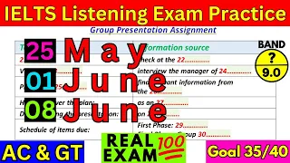 09 MAY, 18 MAY & 25 MAY 2024 IELTS LISTENING TEST 2024 WITH ANSWERS | IELTS PREDICTION | IDP & BC