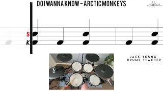 How to Play 🥁   Do I Wanna Know   Arctic Monkeys