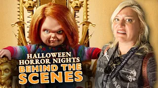 LIGHTS ON At Universal's Halloween Horror Nights | Unmasking The Horror Tours, Universal Studios FL