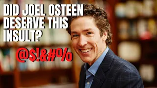 Why was Joel Osteen cussed out at a restaurant?