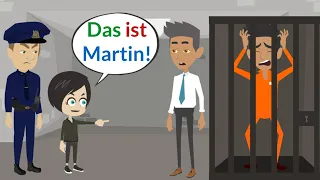 Deutsch lernen | Wer ist der Dieb? | Wortschatz und wichtige Verben