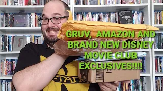 GRUV,  AMAZON AND DISNEY MOVIE CLUB EXCLUSIVES UNBOXING!!!