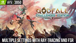 Godfall Challenger Edition - RTX 3050 (Multiple Settings With RTX On) - MSI GF63 Thin