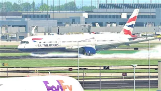😱British Airways A350 Emergency Belly Landing Chicago O'Hare International Airport - [X-Plane 11]