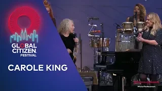 Carole King performs Where You Lead with Kelly Clarkson | Global Citizen Festival NYC 2019