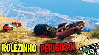 GTA V Online - Rolezinho PERIGOSO por NOVO CAMINHO para o Monte Chiliad com CARRO NOVAK