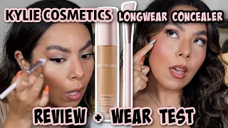 NEW ✨KYLIE COSMETICS POWER PLUSH LONGWEAR CONCEALER|| REVIEW + WEAR TEST