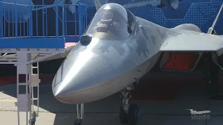 Истребитель Су-57 в стойле и в деле. Т-50 ПАК ФА