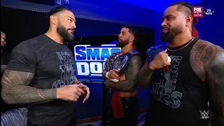 Roman Reigns felicita a The Usos por derrotar a The New Day - WWE Smackdown 11/11/2022 (En Español)