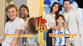 David Lucca (Neymar's Son) VS Thiago Messi Transformation ★ From Baby To 2023