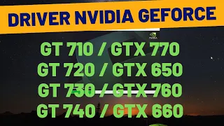 Como baixar e instalar driver Nvidia GeForce GT 710, GT 720, GT 730 e outras