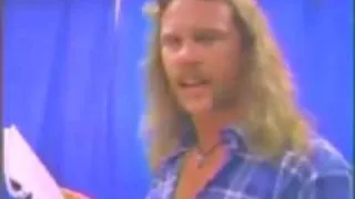 Metallica and Guns N' Roses in the same backstage