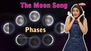 Moon Song For Children | Moon Phases Song For Kids | The Moon Rhyme With Actions