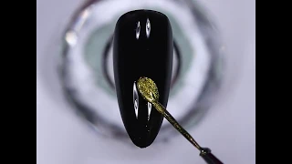 9D Cat Eye Gel Flower Design Tutorial