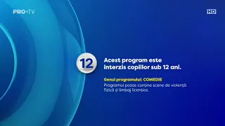 Pro TV Seiral ident Avertizare 12 Comedie Avast 1 România