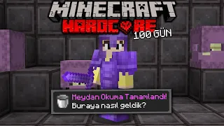 Minecraft'ta Tüm Başarımları 100 Günde Tamamladım! (Sonunda) - Minecraft Hardcore 100 Gün Bölüm 4