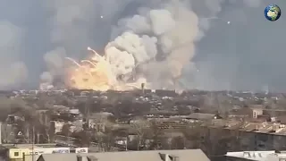 Взрыв склада боеприпасов в Казахстане г.Арысь