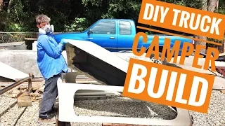 DIY Truck Camper Build Pt.1 OVERLAND TRAVEL VLOG Ep.4