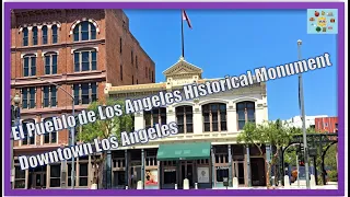 EL PUEBLO DE LOS ANGELES HISTORICAL MONUMENT DOWNTOWN LOS ANGELES Olvera Street Avila Adobe