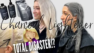 DOES CHARCOAL LIGHTENER REALLY WORK WITHOUT A TONER?? // Wholy Hair