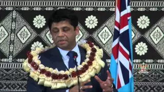 Acting Fijian Prime Minister Aiyaz Sayed-Khaiyum commissions new Test Meter.