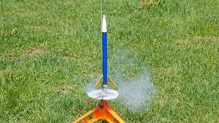 Launching Estes Rockets