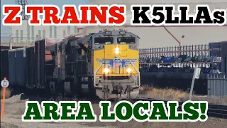 TRIPLE PLAY: K5LLA's, LOCAL's & Z TRAIN's! Train action featuring speed, geep duo's, a meet, & more!