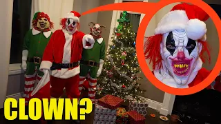 if you see Clown Santa in your house on Christmas Eve, RUN and HIDE immediately!! (He is bad)