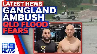 Gangland shooting at Sydney gym, Queensland hit with heavy rain | 9 News Australia