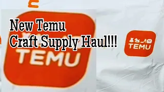 HUGE Craft Supply Temu Unboxing!!! Use code【ord33792】to get an extra 50% off (for new app users)