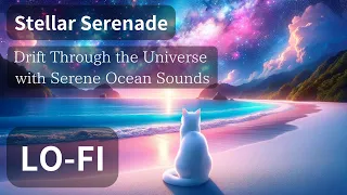 Stellar Serenade: Drift Through the Universe with Serene Ocean Sounds ,#StellarSerenade,,#whitenoise