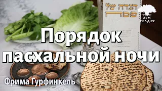 Урок для женщин. Порядок пасхальной ночи. Фрима Гурфинкель