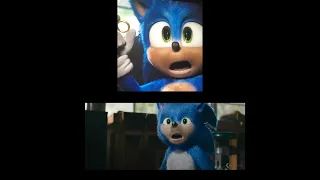 "Uh, Meow?" Original vs Redesign Comparison - Sonic the Hedgehog Movie