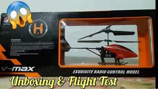RC Helicopter Unboxing  Vmax HX 713 + Flight Test | R4Reviews
