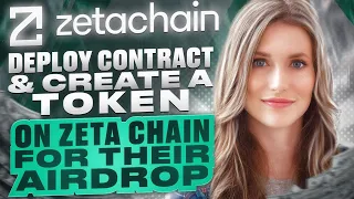 💥 Zeta Chain Airdrop FREE-  Deploy a Contract & Create a Token 💎  $ZETA #zetachain #freeairdrop